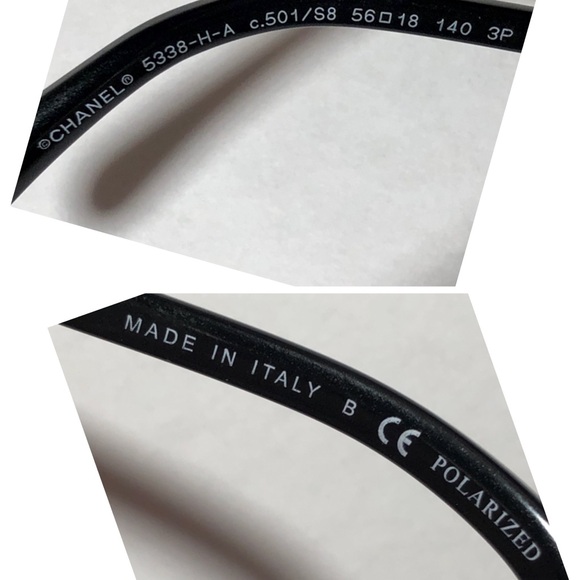 Auth Chanel Black cat eye sunglasses with CC faux pearls/New w.o Tags/Stylish - Picture 14 of 15